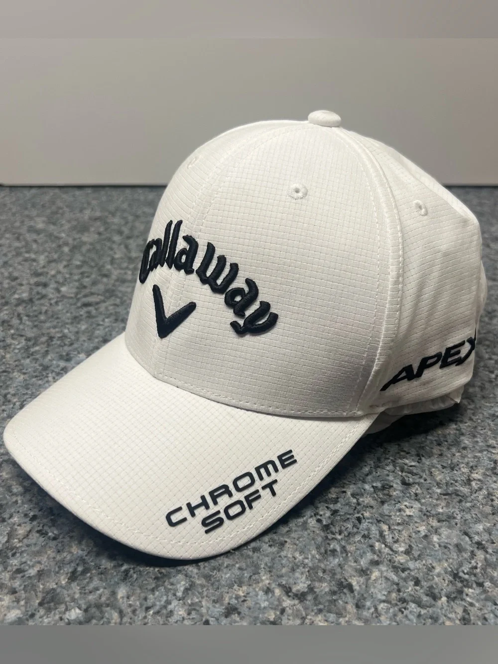 Callaway Golf Chrome Soft Adjustable Hat Cap White Odyssey Paradym Apex